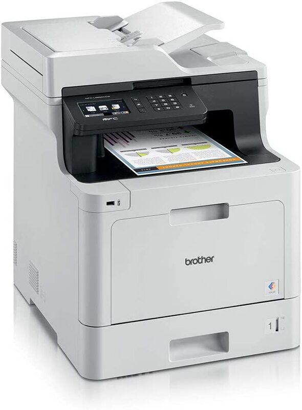 Brother MFC-L8690CDW A4 Colour Laser Printer, Wireless, PC Connected and Network, Print, Copy, Scan, Fax and 2 Sided Printing