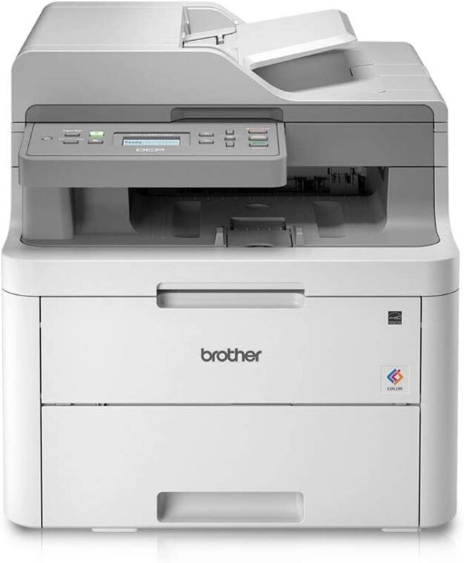 Brother Wireless All in One Printer, DCP-L3551CDW, with Advanced LED Color Laser Print, Duplex & Mobile Printing, Network Connectivity, High Yield Ink Toner