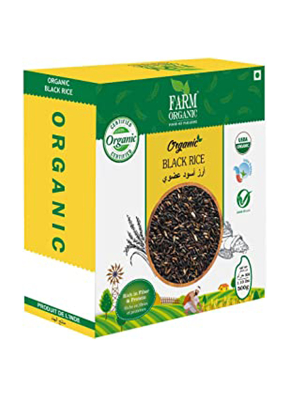 Farm Organic Gluten Free Black Rice, 500g