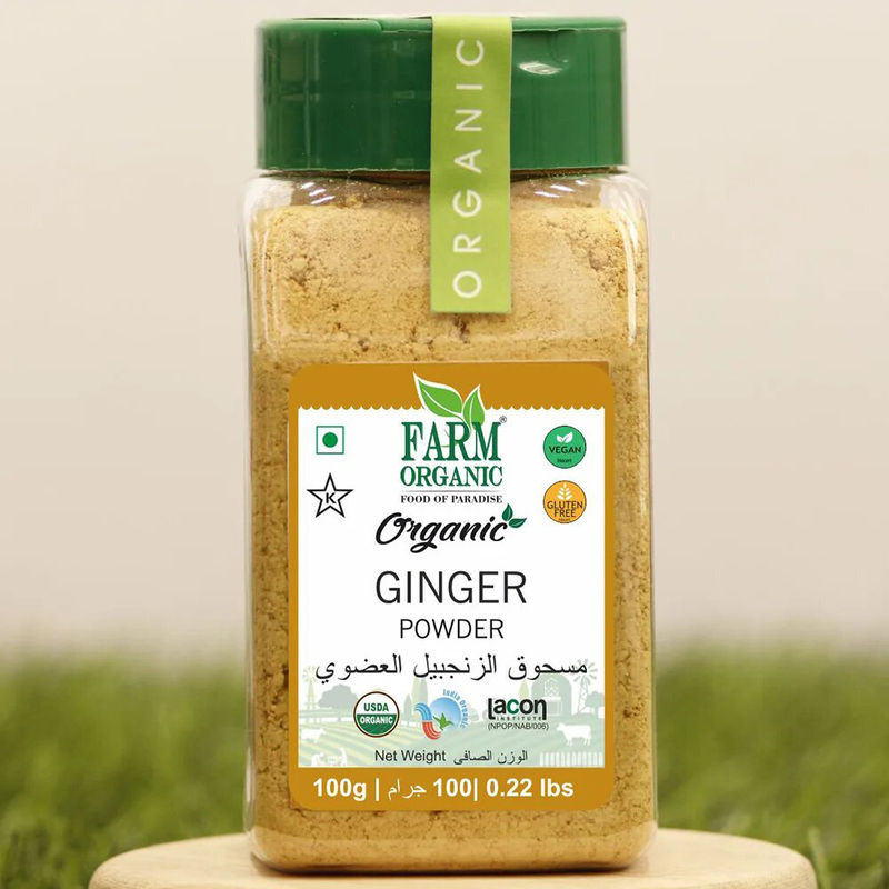 Farm Organic Ginger Powder, 100g