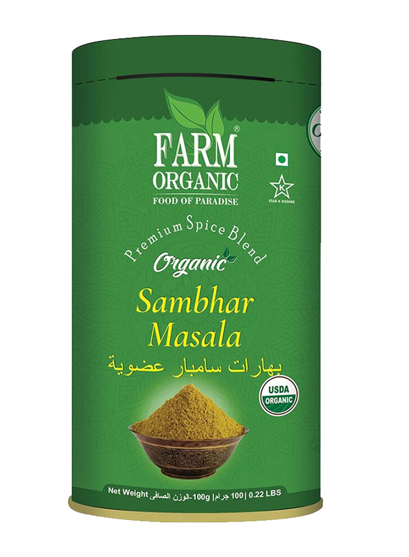 Farm Organic Sambhar Masala, 100g