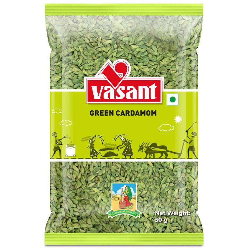 Vasant Natural Green Cardamom 50g