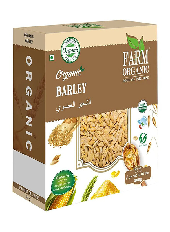 

Farm Organic Gluten Free Whole Barley, 500g