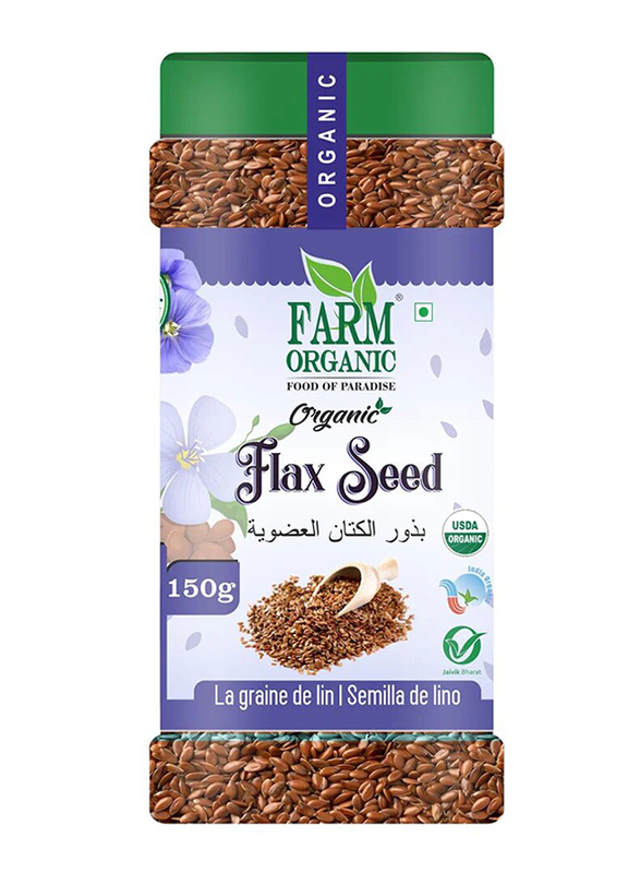 Farm Organic Gluten Free Flax Seeds, 150g