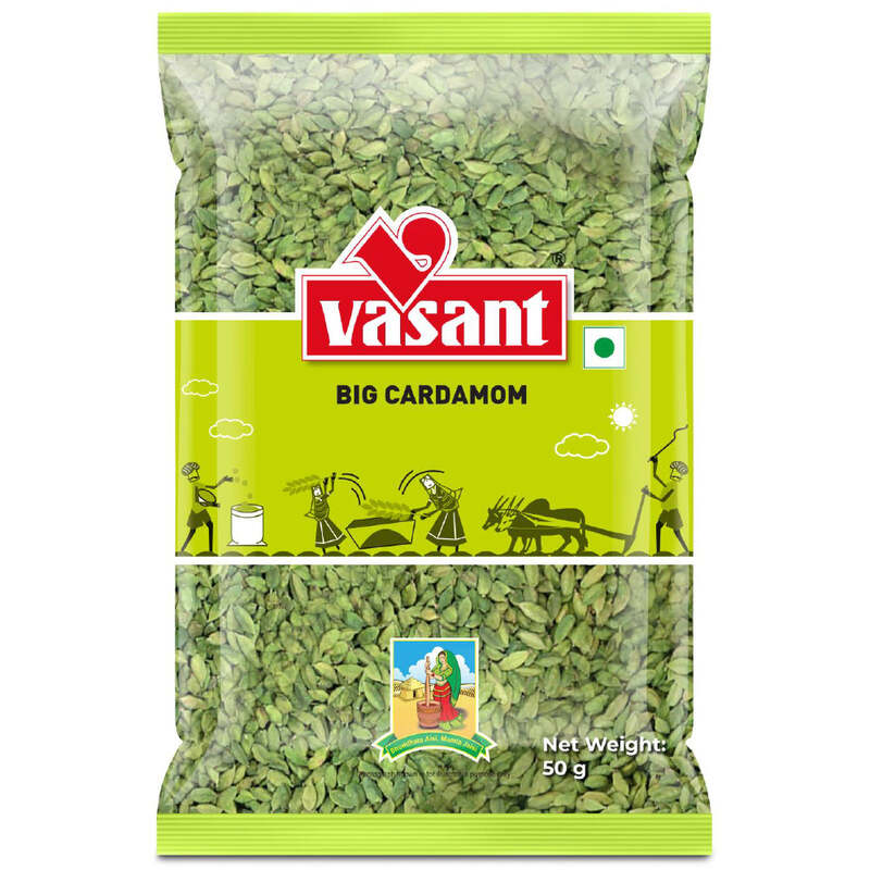 Vasant Natural Big Cardamom 50g