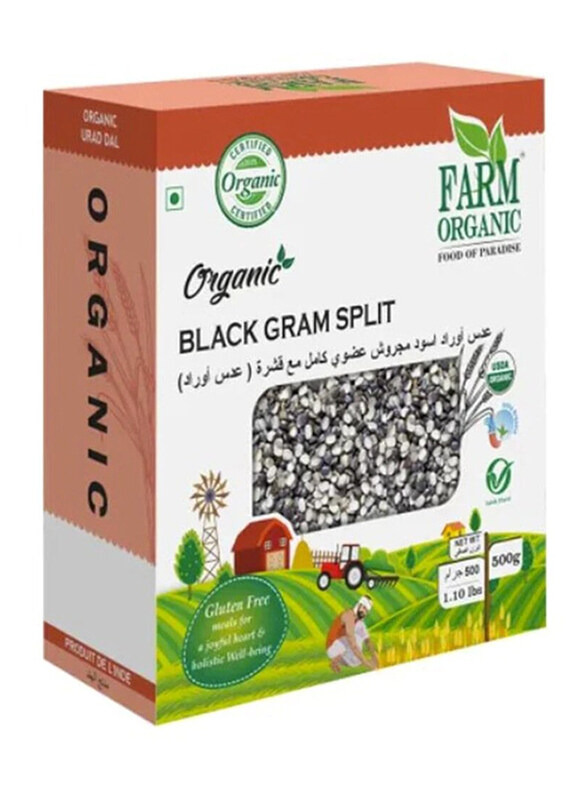 

Farm Organic Black Gram Split, 500g