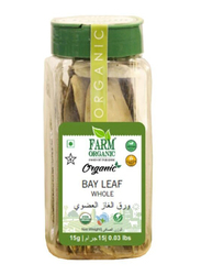 Farm Organic Gluten Free Whole Bay Leaf, 15g