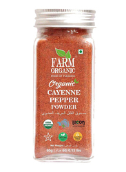 Farm Organic Gluten Free Cayenne Pepper Powder, 60g