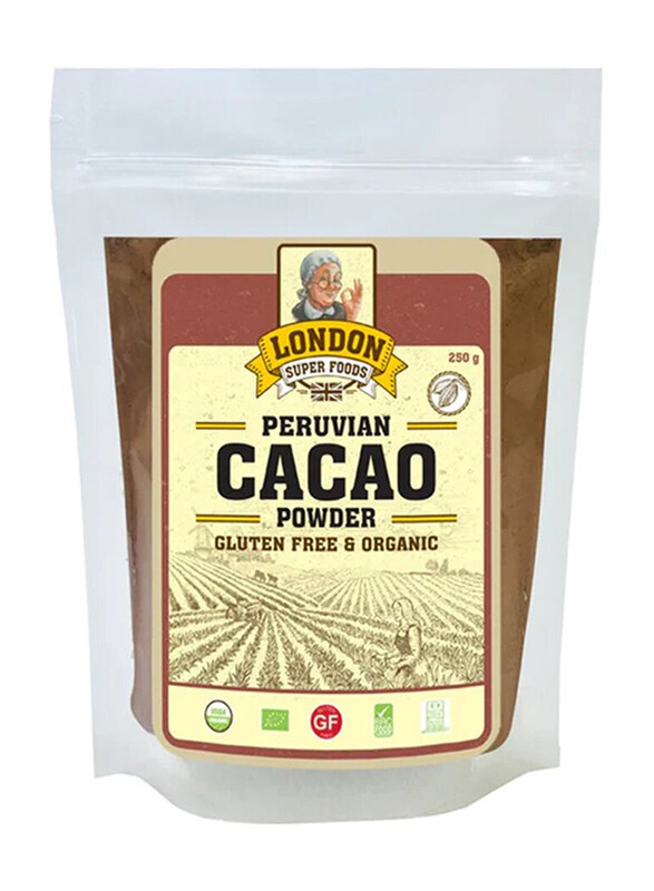 

London Super Foods Organic Peruvian Cacao Powder, 250g