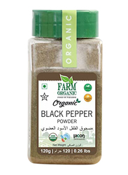 Farm Organic Gluten Free Black Pepper Powder, 70g