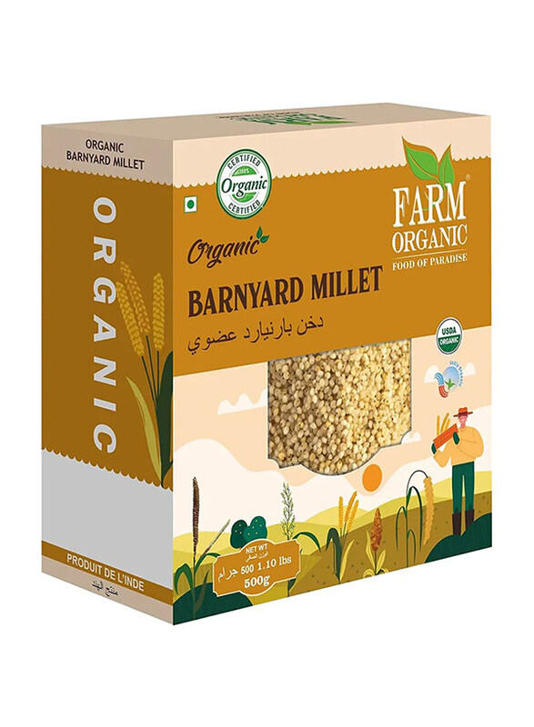 

Farm Organic Gluten Free Barnayard Millet, 500g