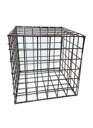 Admax Galvanized Steel Welded Gabion Basket, 320 x 325 x 320mm, Brown