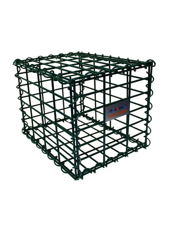 

Admax Galvanized Steel Welded Gabion Basket, 400 x 300 x 300mm, Green