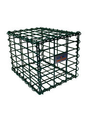 Admax Galvanized Steel Welded Gabion Basket, 400 x 300 x 300mm, Green