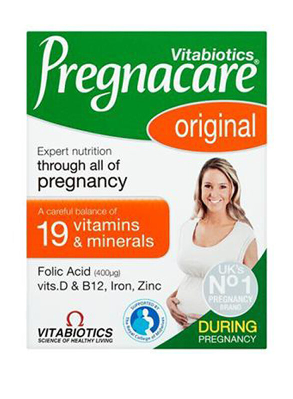 

Vitabiotics Pregnacare Original Vitamins & Minerals During Pregnancy, 30 Tablets