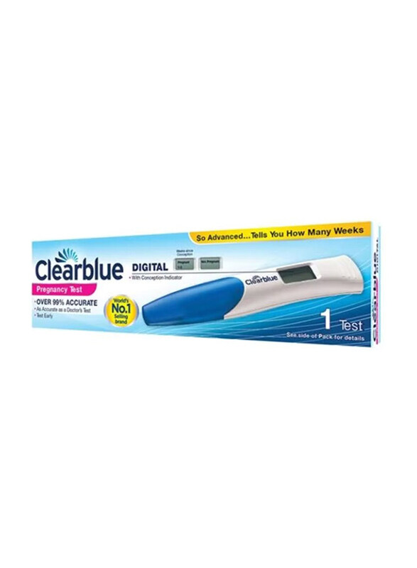

Clear Blue Pregnancy Test Indicator, 1 Strip, White