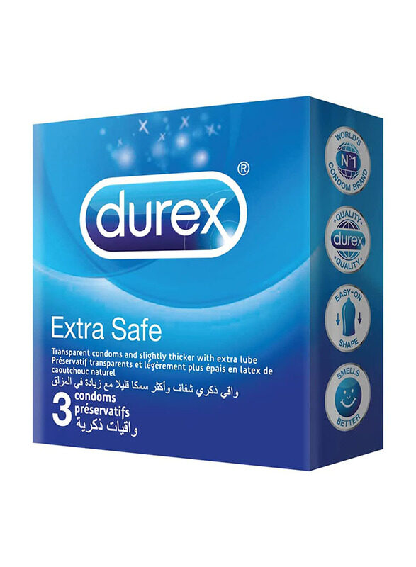 

Durex Extra Safe Condom, 3 Pieces