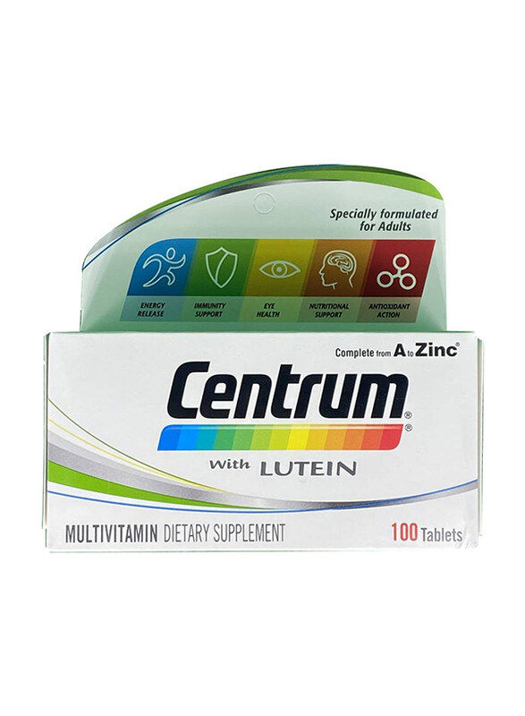 

Centrum Lutein Vitamin Supplement, 100 Tablets