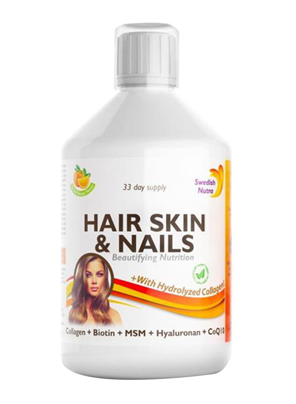 

Swedish Nutra Hair Skin & Nails Supplement, 500ml