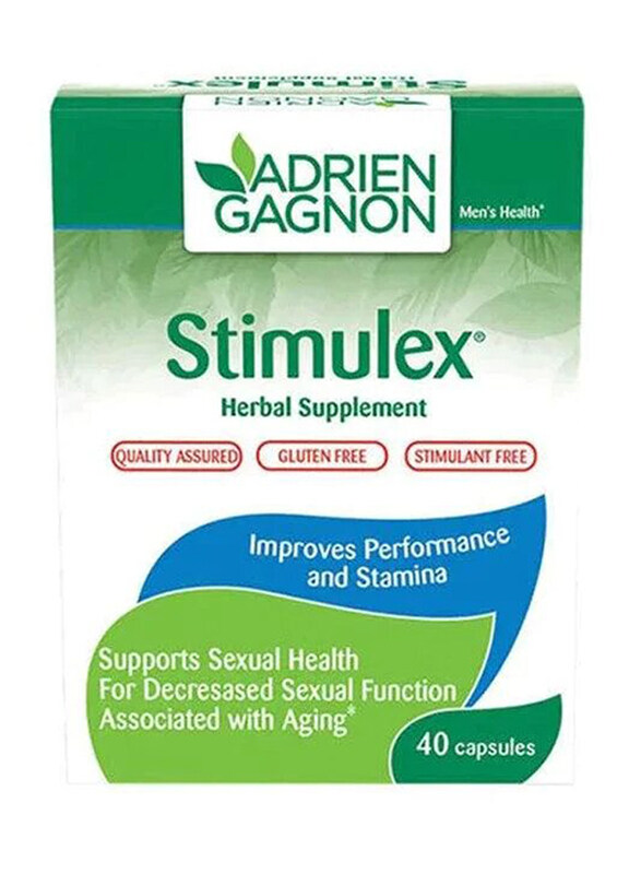 

Adrien Gagnon Stimulex Herbal Supplement, 40 Capsules