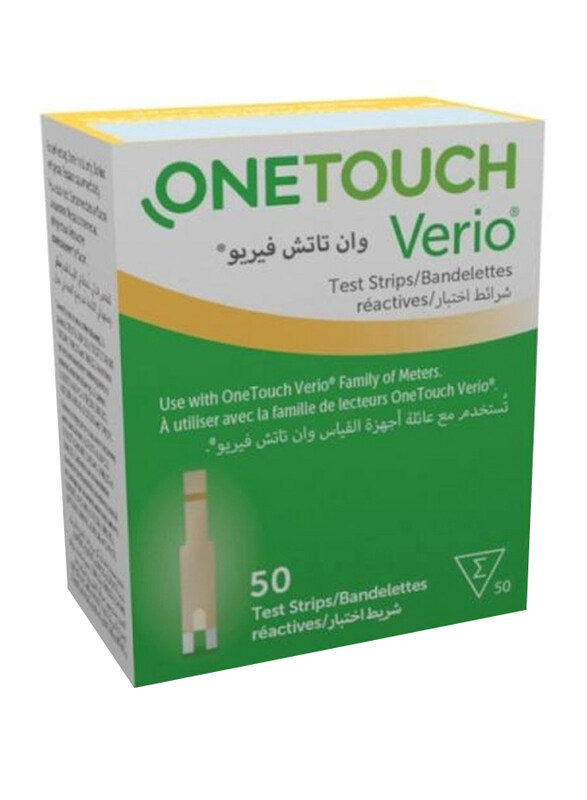 

One Touch Verio Strips, 50 Pieces, Green