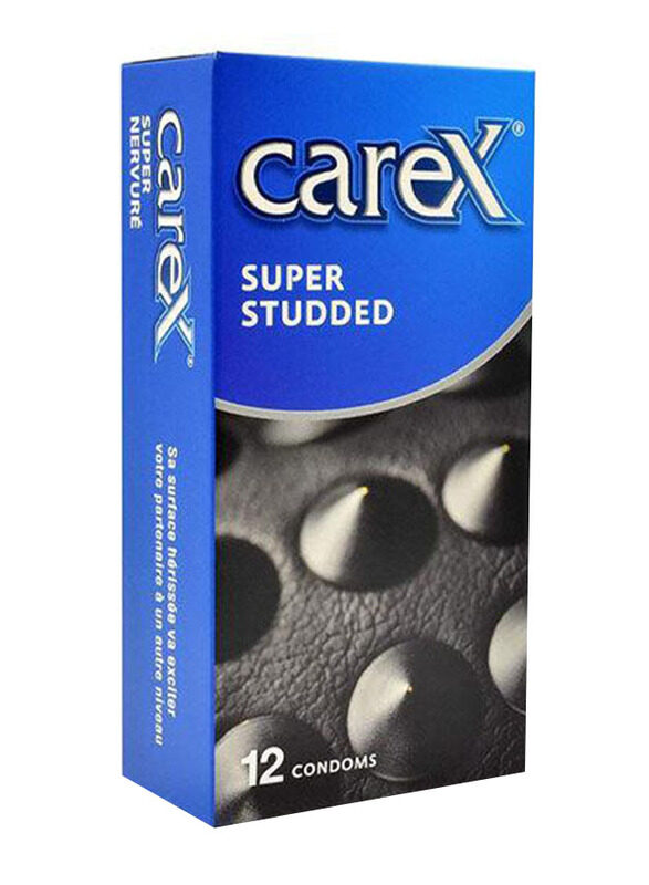 

Carex Super Studded Rough Condoms, 12 Pieces