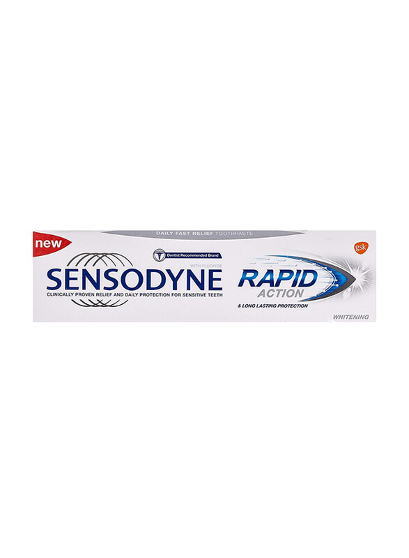 

Sensodyne Rapid Action Whitening Toothpaste, 75ml