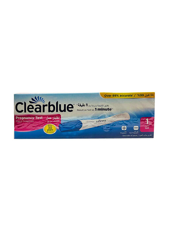 

Clear Blue Plus Pregnancy Test, 1 Strip, White