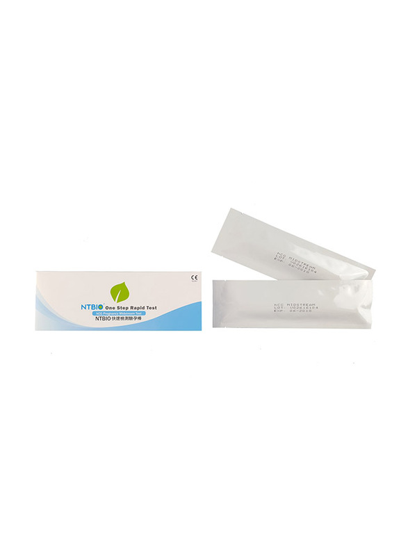 

NTBIO HCg Pregnancy Midstream Test, White