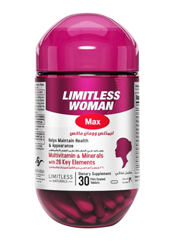 

Limitless Women Max Multivitamin, 30 Tablets