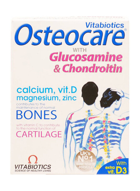 

Vitabiotics Osteocare with Glucosamine & Chondroitin, 60 Tablets