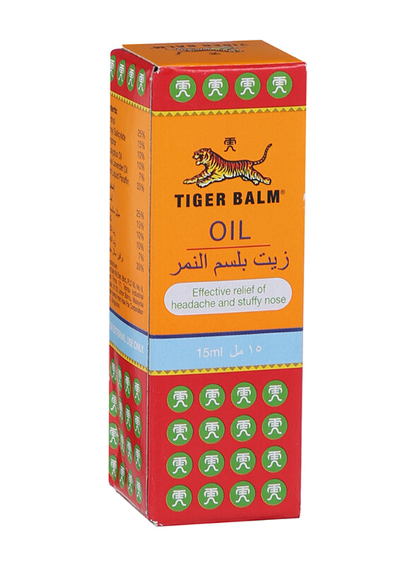 

Tiger Headache and Stuffy Nose Relief Balm Oil, 15ml