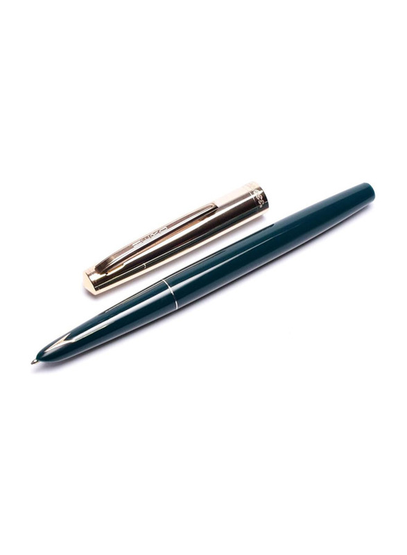 Success Stationery 3-Piece Hero Pen Original Fountain Ink Pen, Black/Green/Maroon