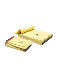 Sinarline PD02084 Legal Pad, 6 x 40 Sheets, A4 Size, Yellow