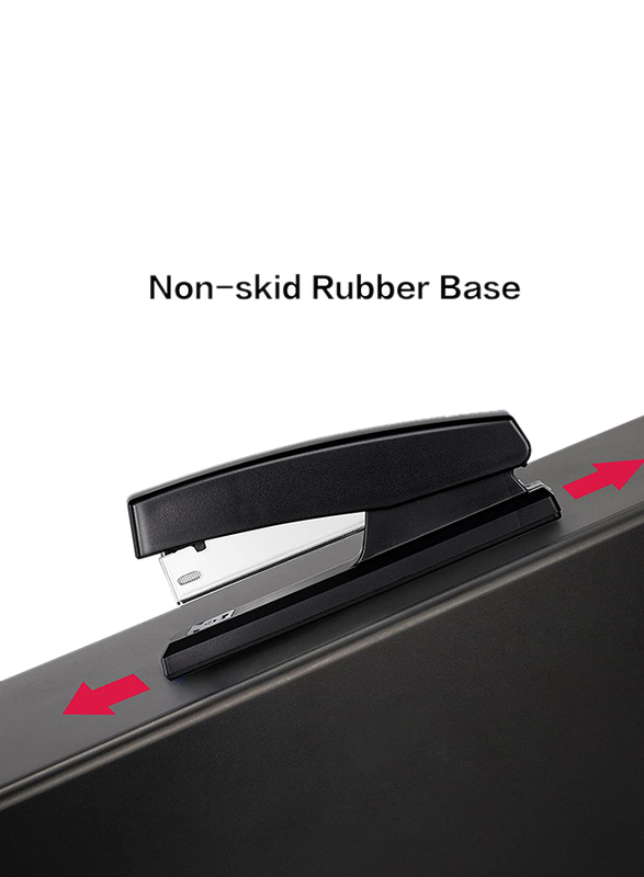 Deli Desktop Staplers with 640 Staples, Black