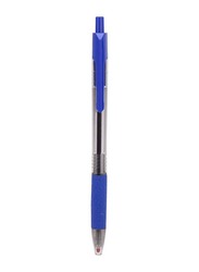Deli 12-Piece Arrow Bullet Tip Ball Point Pen, Blue