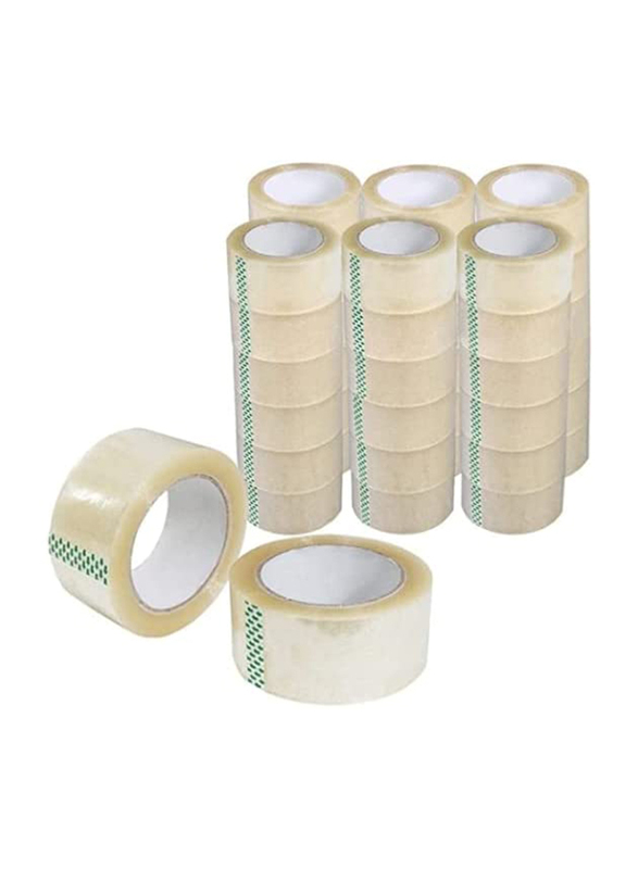 Speedwell Transparent Packaging Tape Set, 36 Rolls, Clear