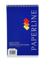 Paperline Executive Shorthand Notebook, 70 Sheets, Blue