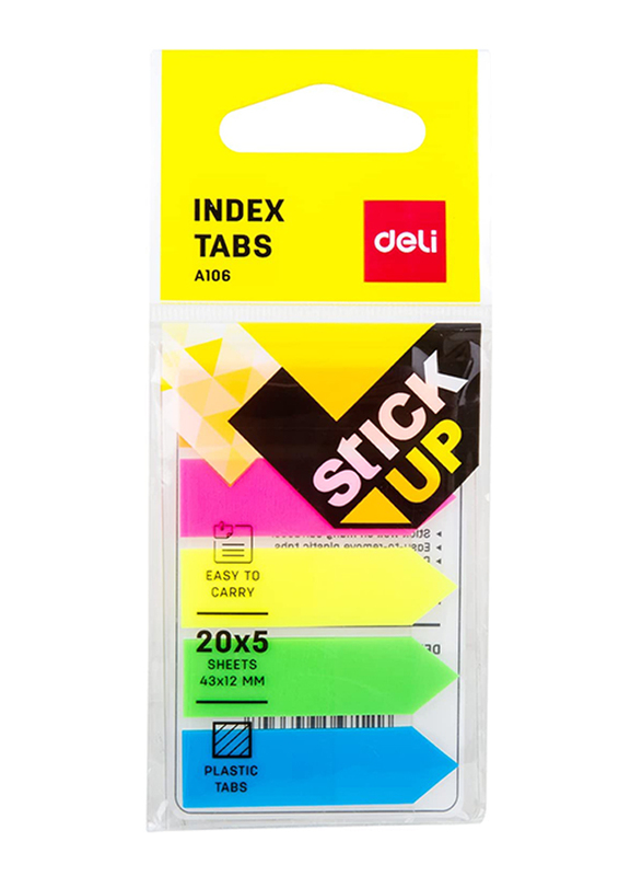 Deli Index Tabs, EA10602, Multicolour