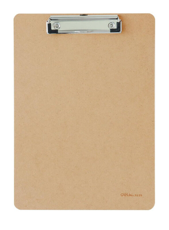 

Deli E9226 A4 Clipboard, Brown