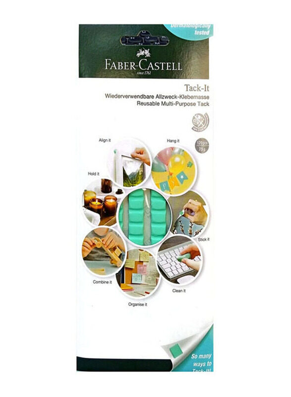 

Faber-Castell 120-Piece Tack-It Removable Adhesive, Green