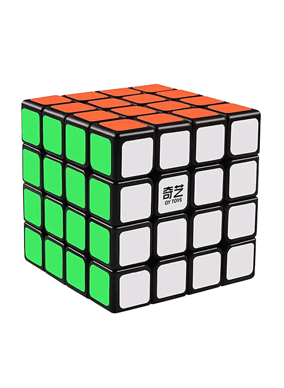 D-FantiX Qiyi Qiyuan 4x4x4 Speed Cube Magic Cube Toy, Ages 3+, Multicolour