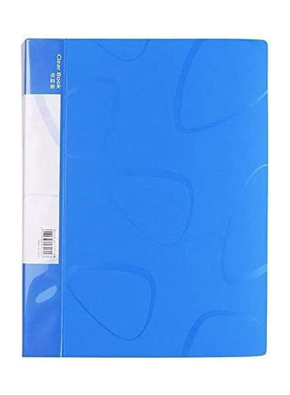 Deli Aiwanto 40 Pocket Business Presentation Book, A4 Size, 5254, Blue/Clear