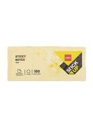 Deli Sticky Notes Set, 100 Sheets, EA00153, Yellow