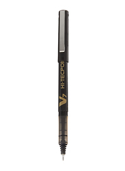 Pilot 12-Piece V7 Hi-Tecpoint Rollerball Pen, 0.7mm, Black