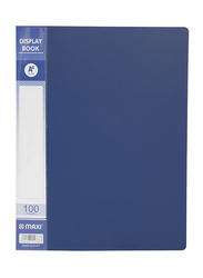 Maxi 100 Pocket Display Book, A4 Size, Blue