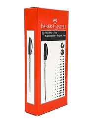 Faber-Castell 10-Piece Rollerball Pen Set, 0.7mm, Black