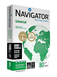 Navigator Universal Copier Paper Set, 5 x 500 Sheets, 80 GSM, A4 Size, White
