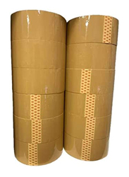 Chanar Pack Packaging Carton Sealing Bopp Tape Set, 100 Yard, 36 Pieces, Brown