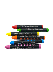 Faber-Castell Jumbo Wax Crayons, 90mm, 24 Pieces, ‎120039, Multicolour